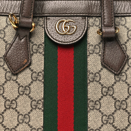Gucci GG Supreme Monogram Small Ophidia Tote Bag Brown 8 of 13