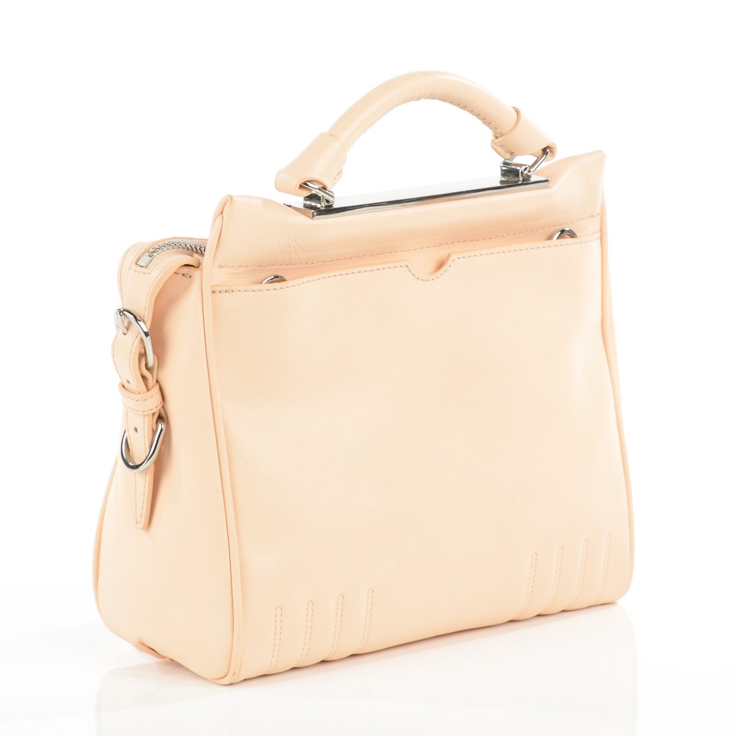 3.1 Calfskin Small Ryder Satchel Apricot