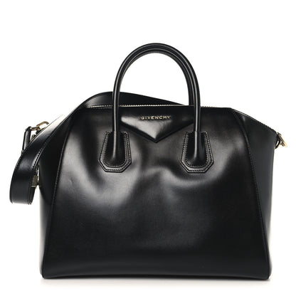 Givenchy Shiny Lord Calfskin Medium Antigona Black 1 of 10