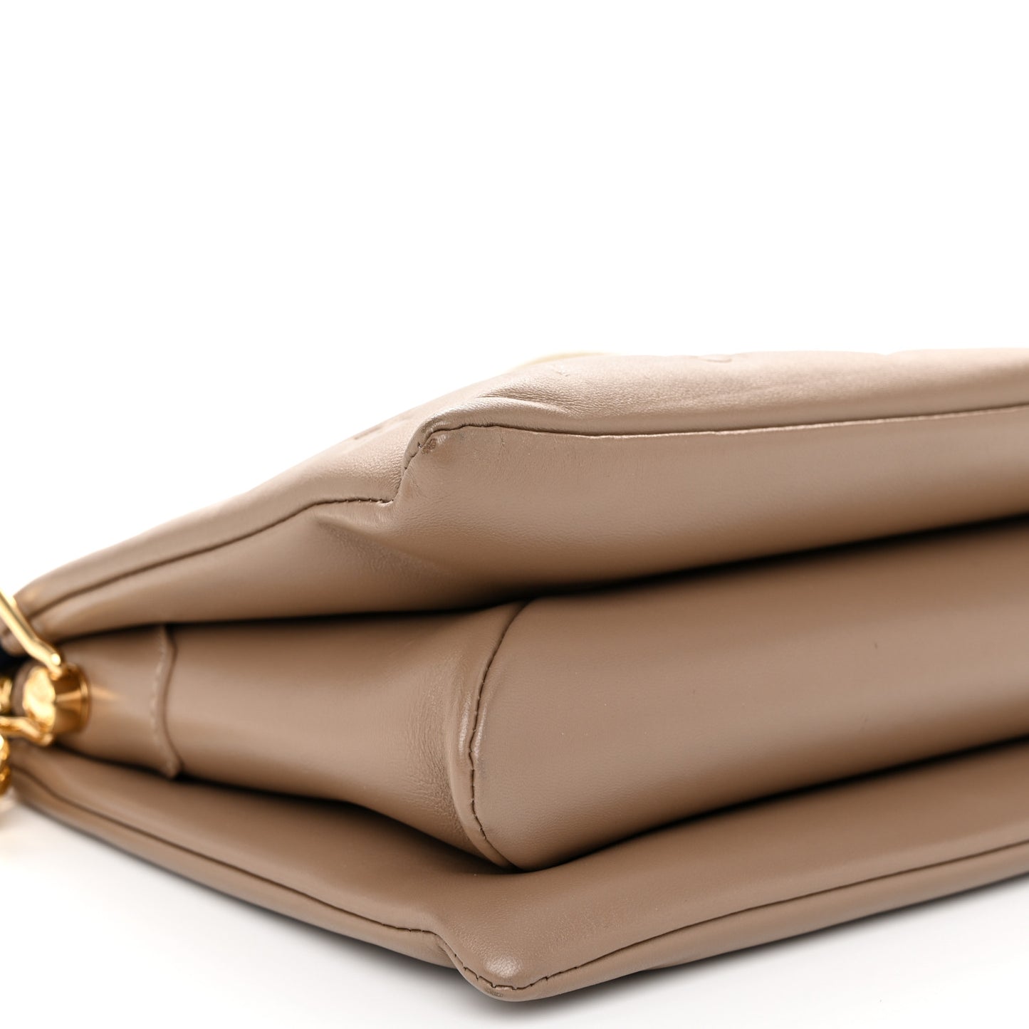 Lambskin Embossed Monogram Coussin PM Taupe