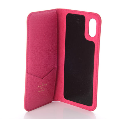Louis Vuitton Monogram iPhone X Folio Case Rose Pop 5 of 7