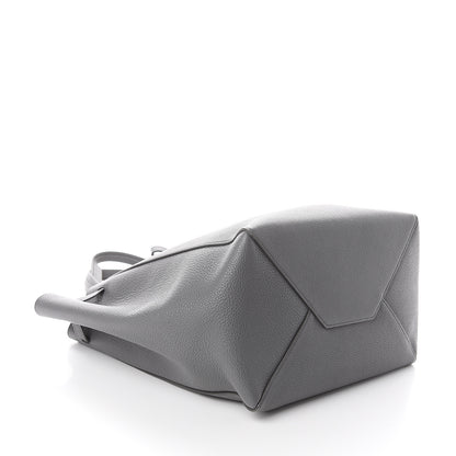 Celine Soft Grained Calfskin Small Belt Cabas Phantom Grey 3 of 8