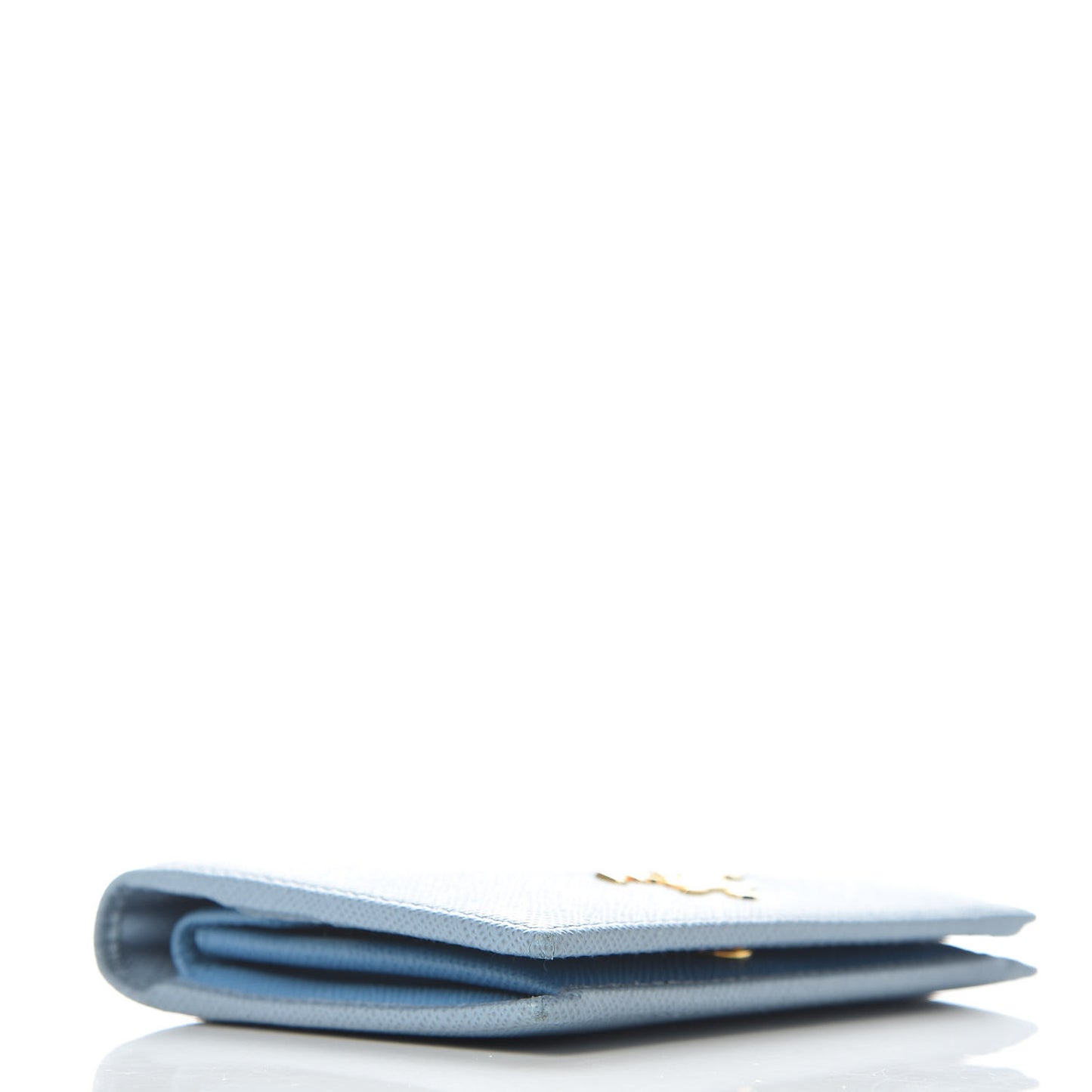 Saffiano Metal Bi-Fold Wallet Astrale Mare