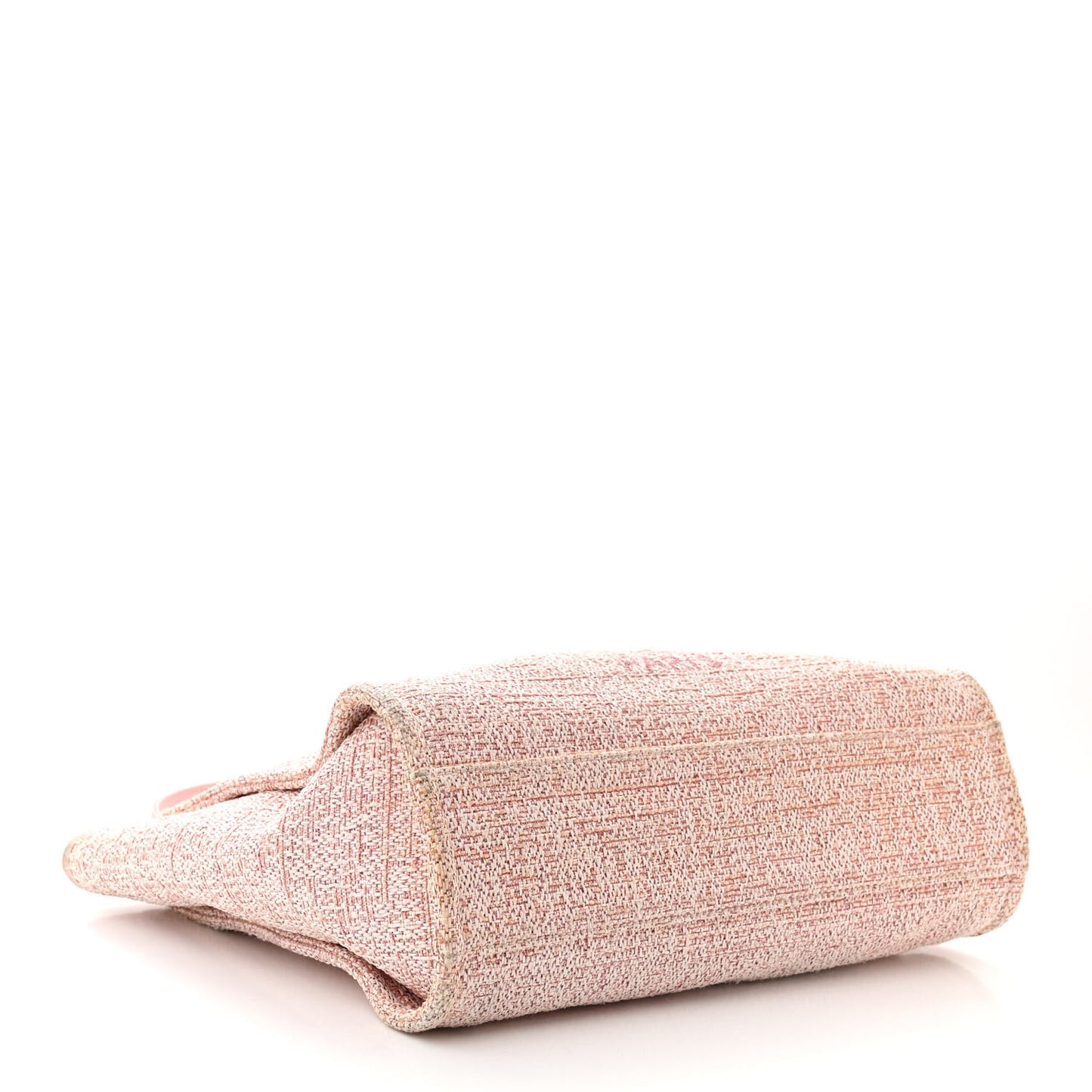 Lurex Boucle Small Deauville Tote Pink