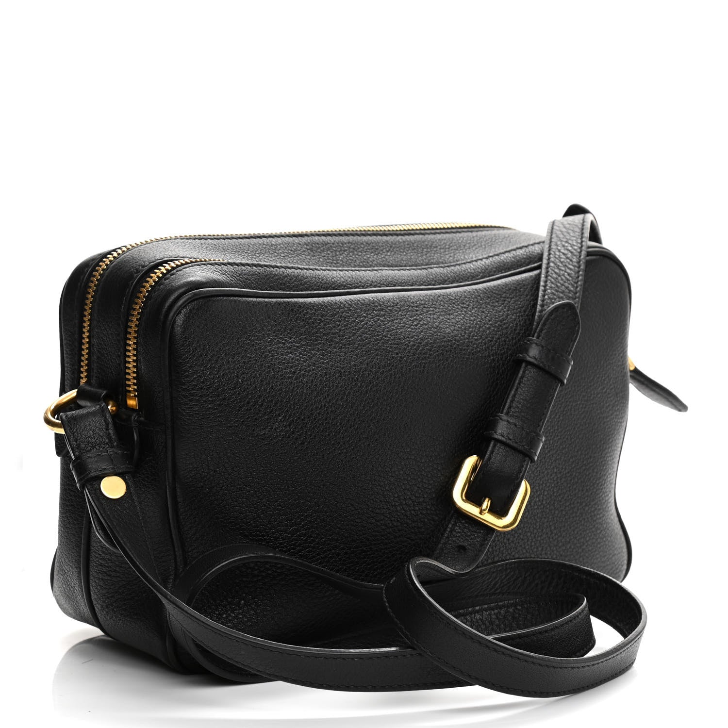 Prada Vitello Phenix Camera Bag Black 3 of 11