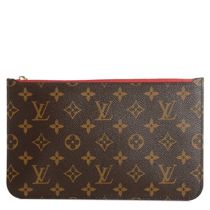 Louis Vuitton Monogram Neverfull MM GM Pochette Cherry 1 of 8