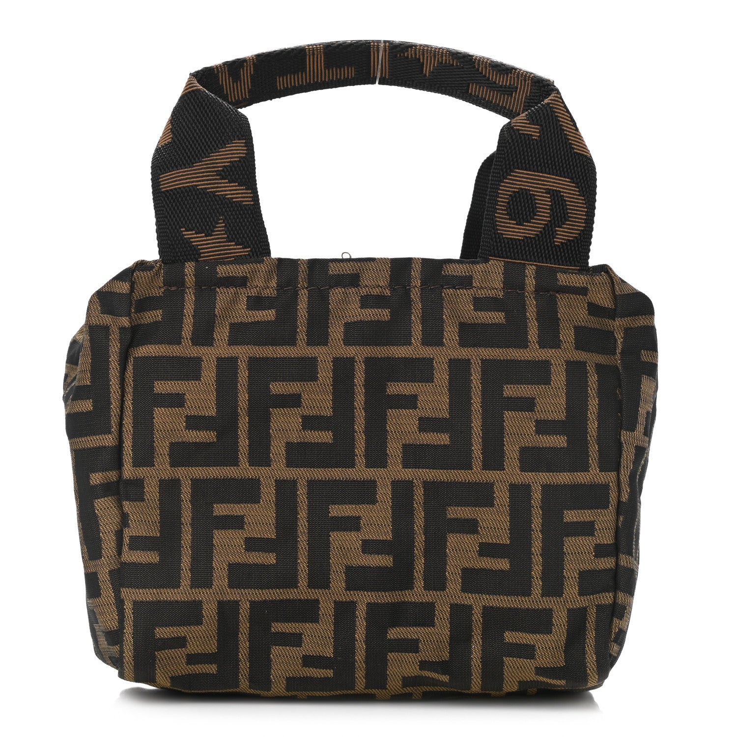 Fendi Fabric FF 1925 Mini Cosmetic Bag Tobacco 1 of 11