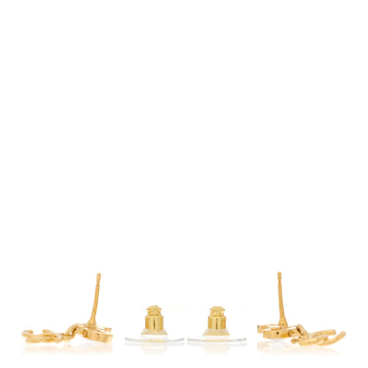 Chanel Pearl Coco Earrings Gold 3 of 5