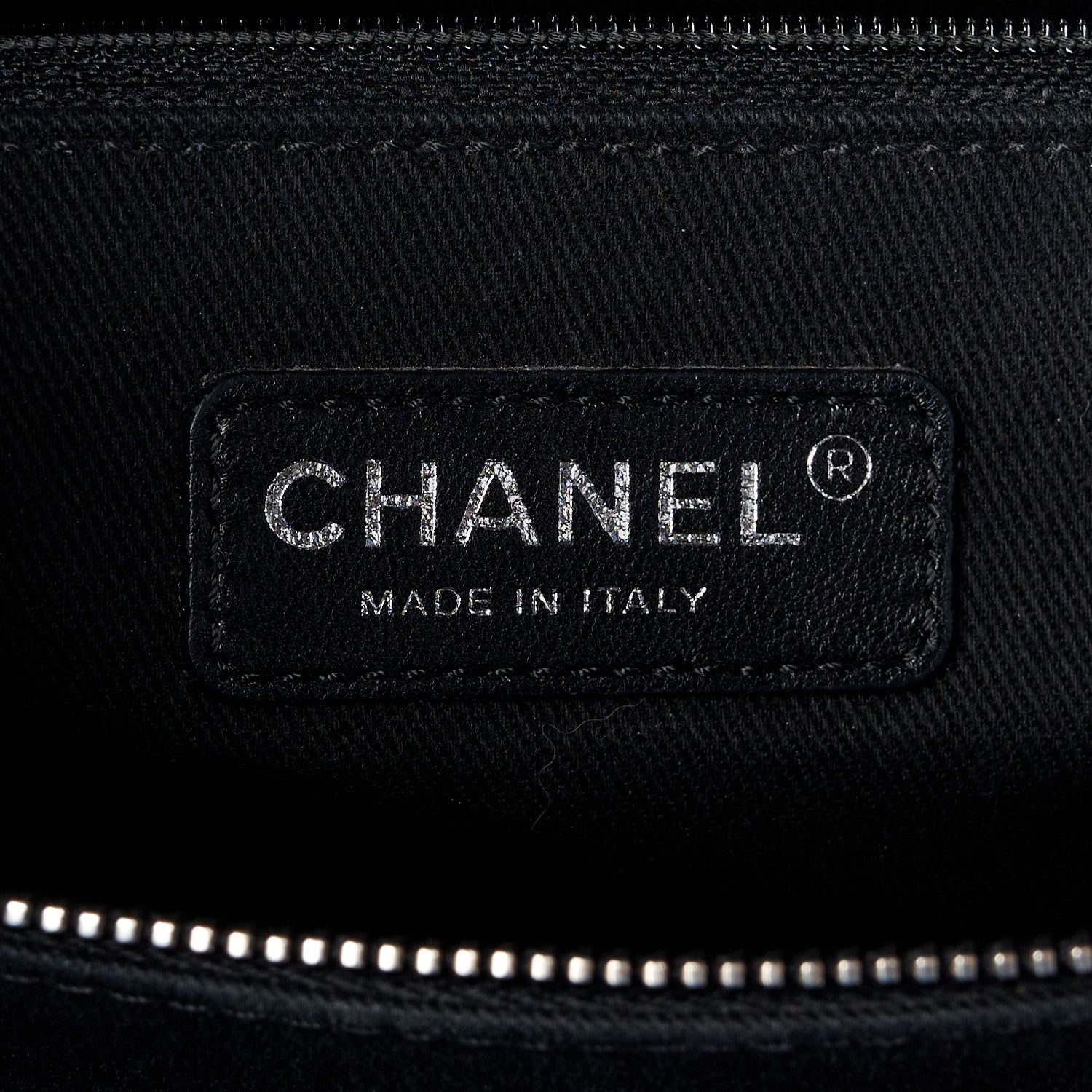 Chanel Caviar Quilted CC Timeless Soft Tote Black 6 of 10