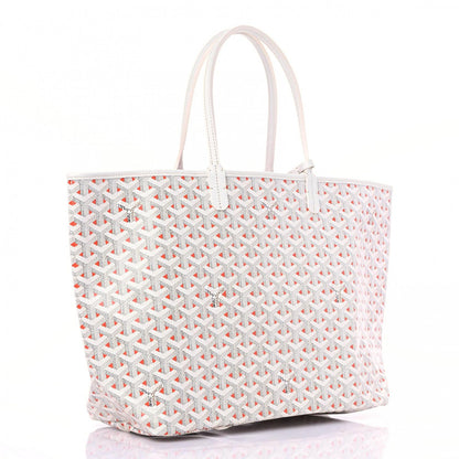Goyard Goyardine Saint Louis Claire Voie PM White Orange 3 of 9