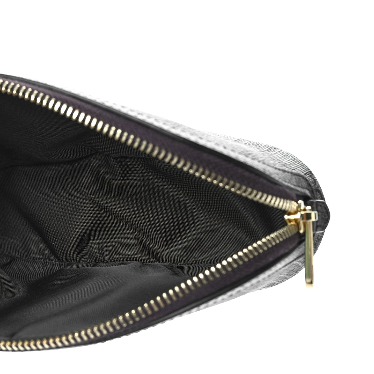 GG Supreme Monogram Textured Calfskin Web Medium Ophidia Cosmetic Case Beige Ebony New Acero