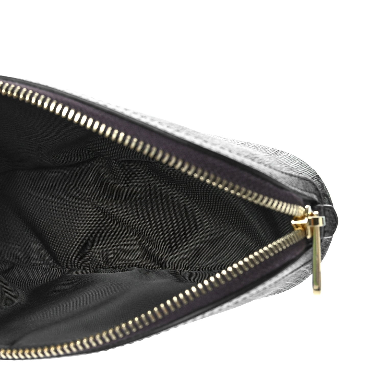 Gucci GG Supreme Monogram Textured Calfskin Web Medium Ophidia Cosmetic Case Beige Ebony New Acero 5 of 9