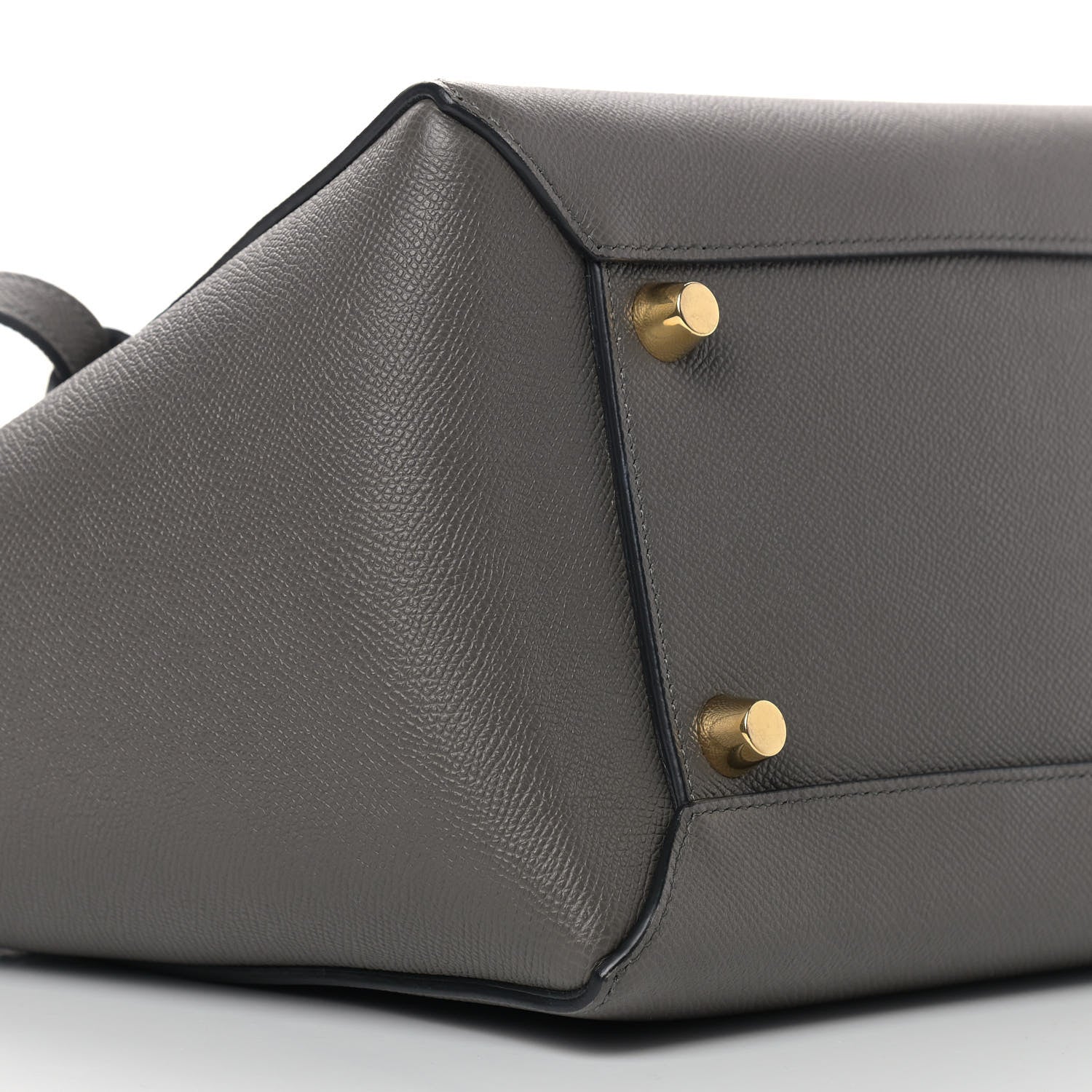 Celine Grained Calfskin Mini Belt Bag Grey 9 of 10