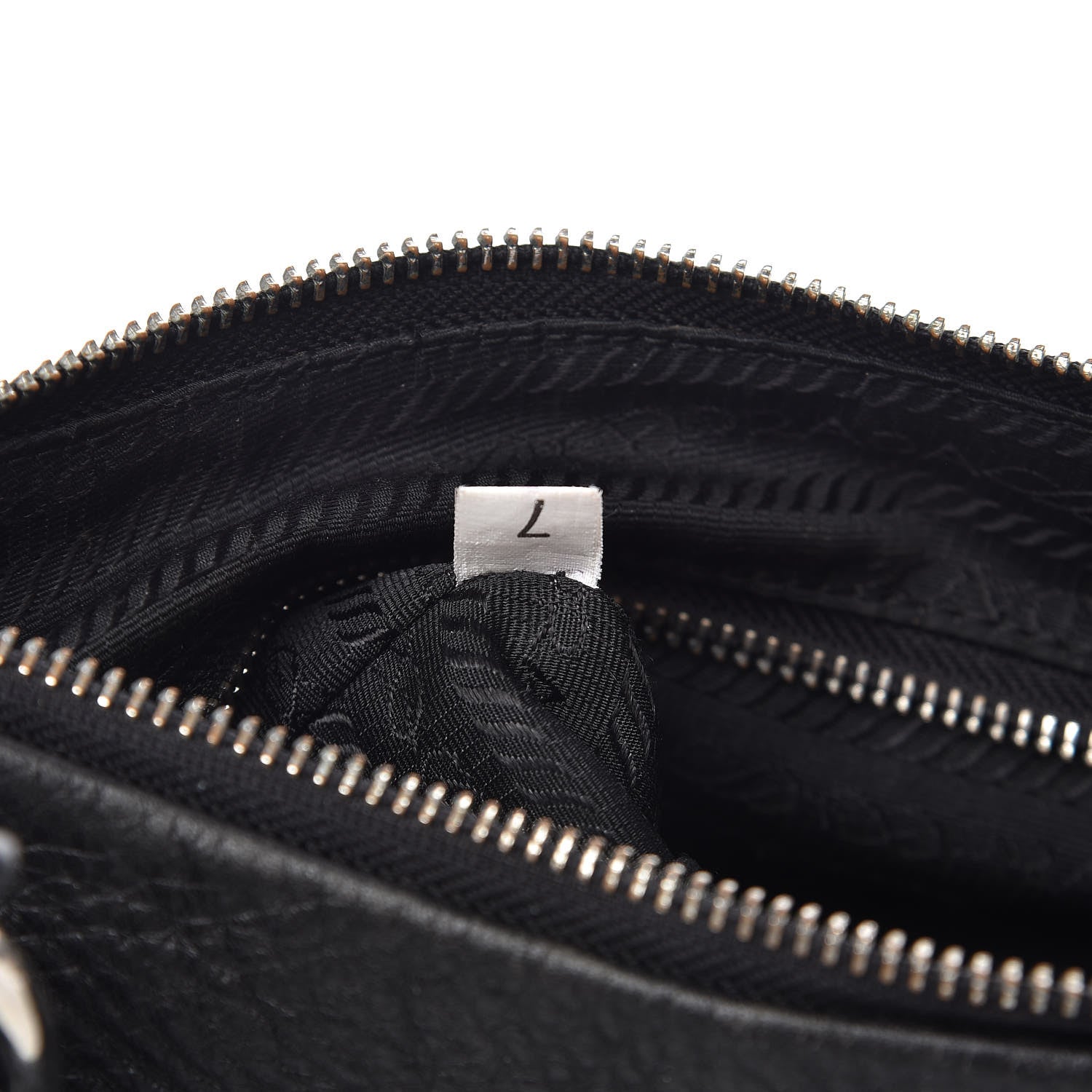 Prada Vitello Daino Box Shoulder Bag Nero Black 9 of 14