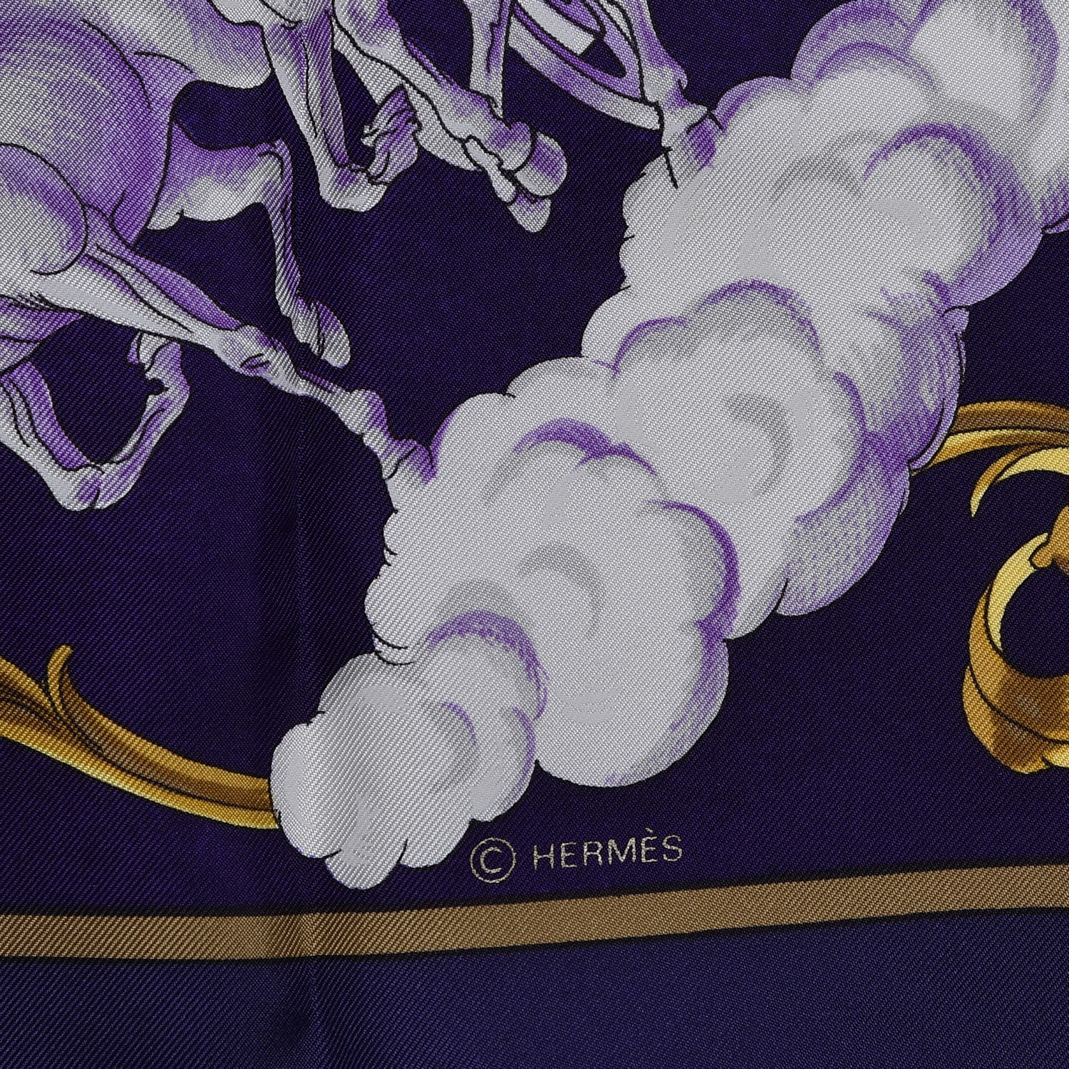 Hermes Silk Cosmos Scarf 90 6 of 7