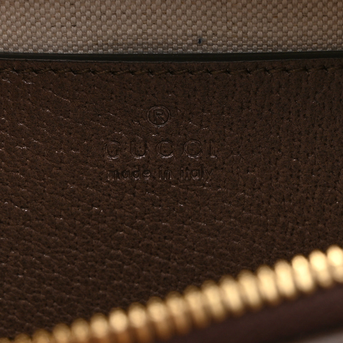 Gucci GG Supreme Monogram Web Ophidia Chain Shoulder Bag Brown 6 of 11