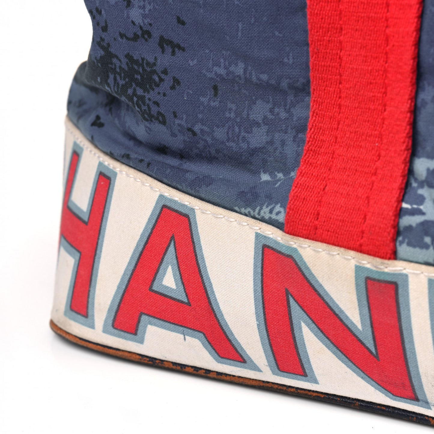 Canvas Surf Tote Red Blue