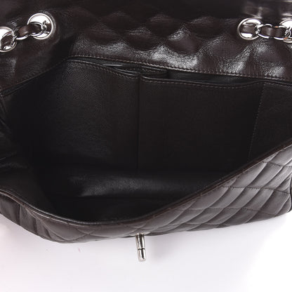 Chanel Lambskin Quilted East West Flap Brown 5 of 10