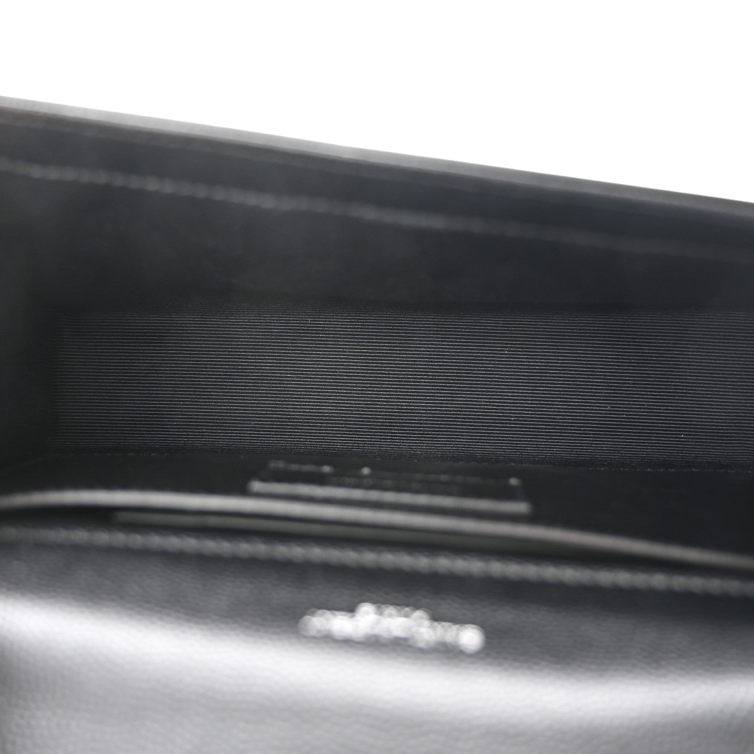 Saint Laurent Grain De Poudre Small Monogram Kate Satchel Black 5 of 12
