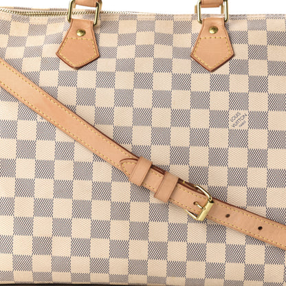 Louis Vuitton Damier Azur Speedy Bandouliere 35 12 of 17