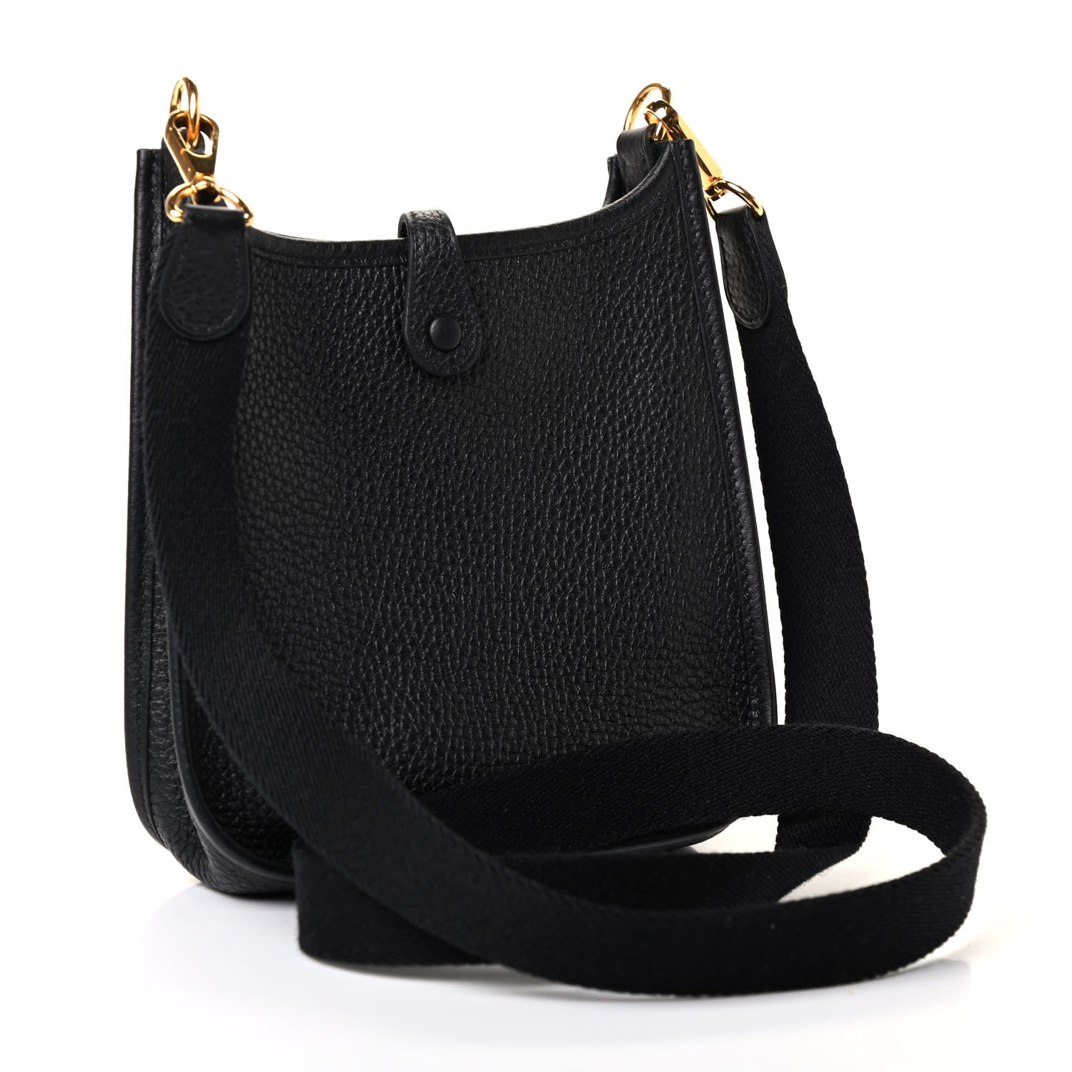 Hermes Taurillon Clemence Evelyne TPM Black 2 of 4