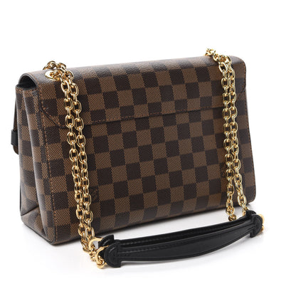 Louis Vuitton Damier Ebene Vavin PM Black 3 of 10