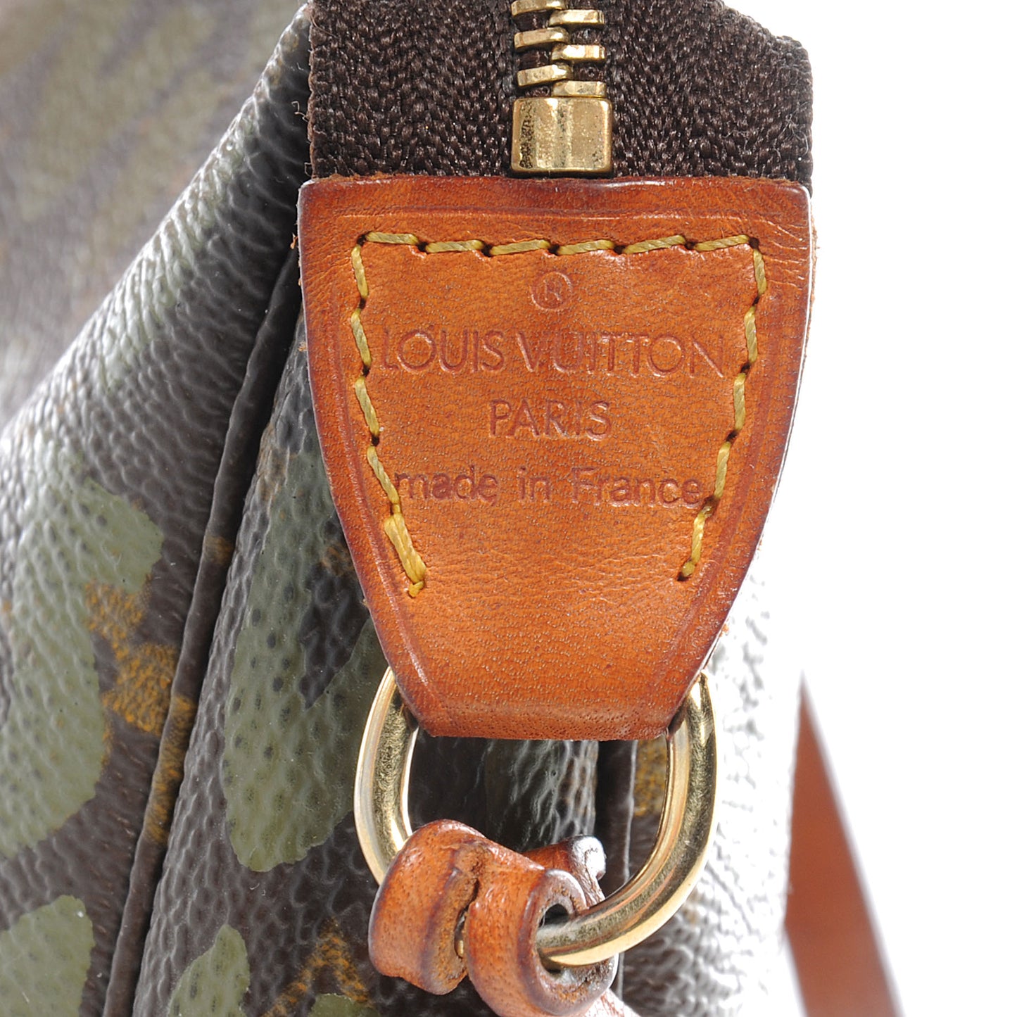 Monogram Graffiti Pochette Accessories Kaki
