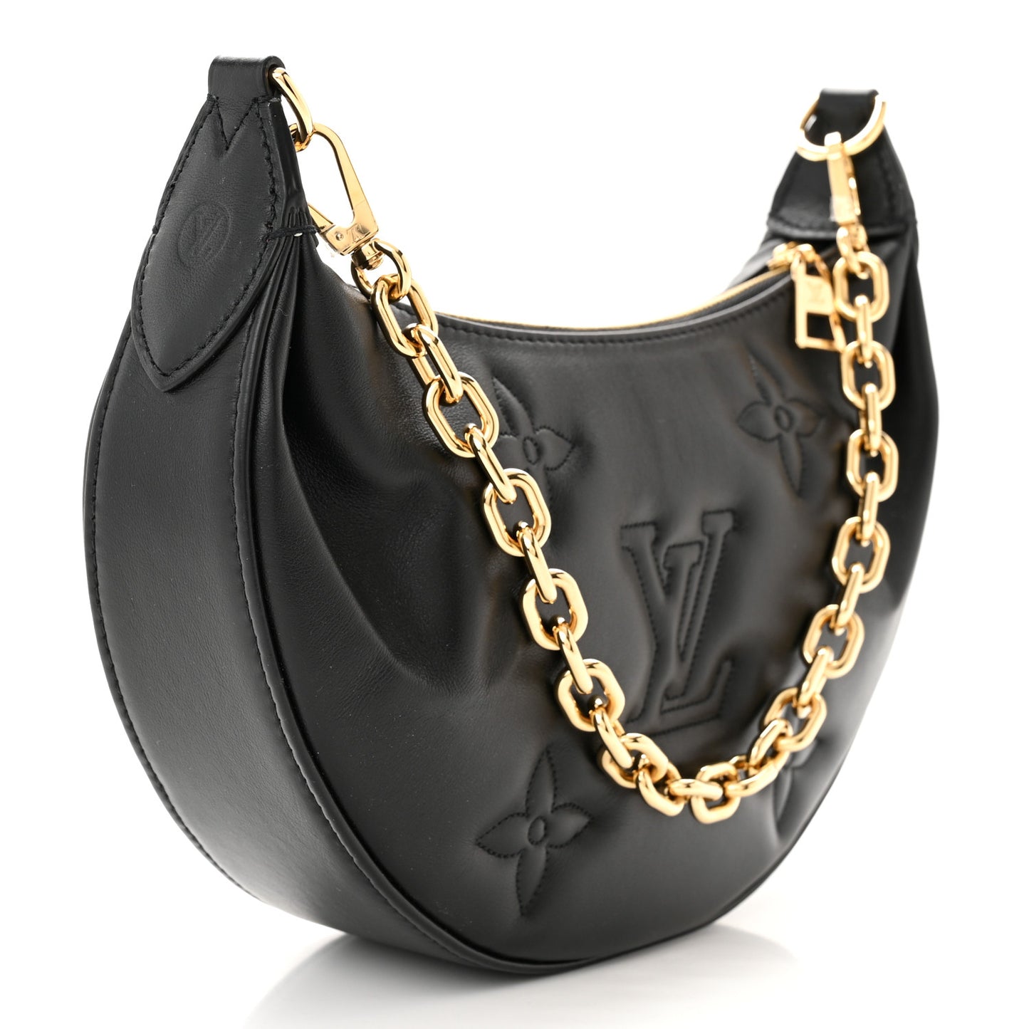 Calfskin Bubblegram Over The Moon Black