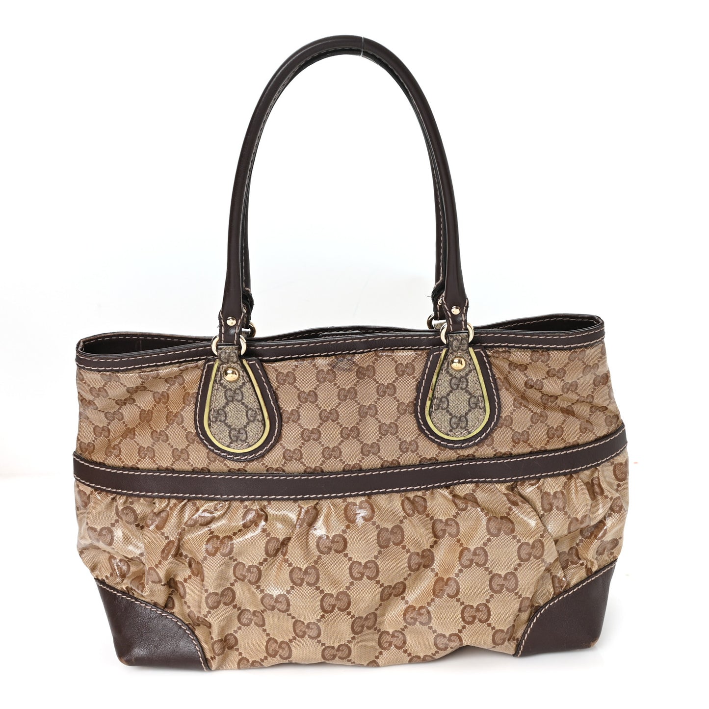 Crystal Monogram Mix Dark Brown