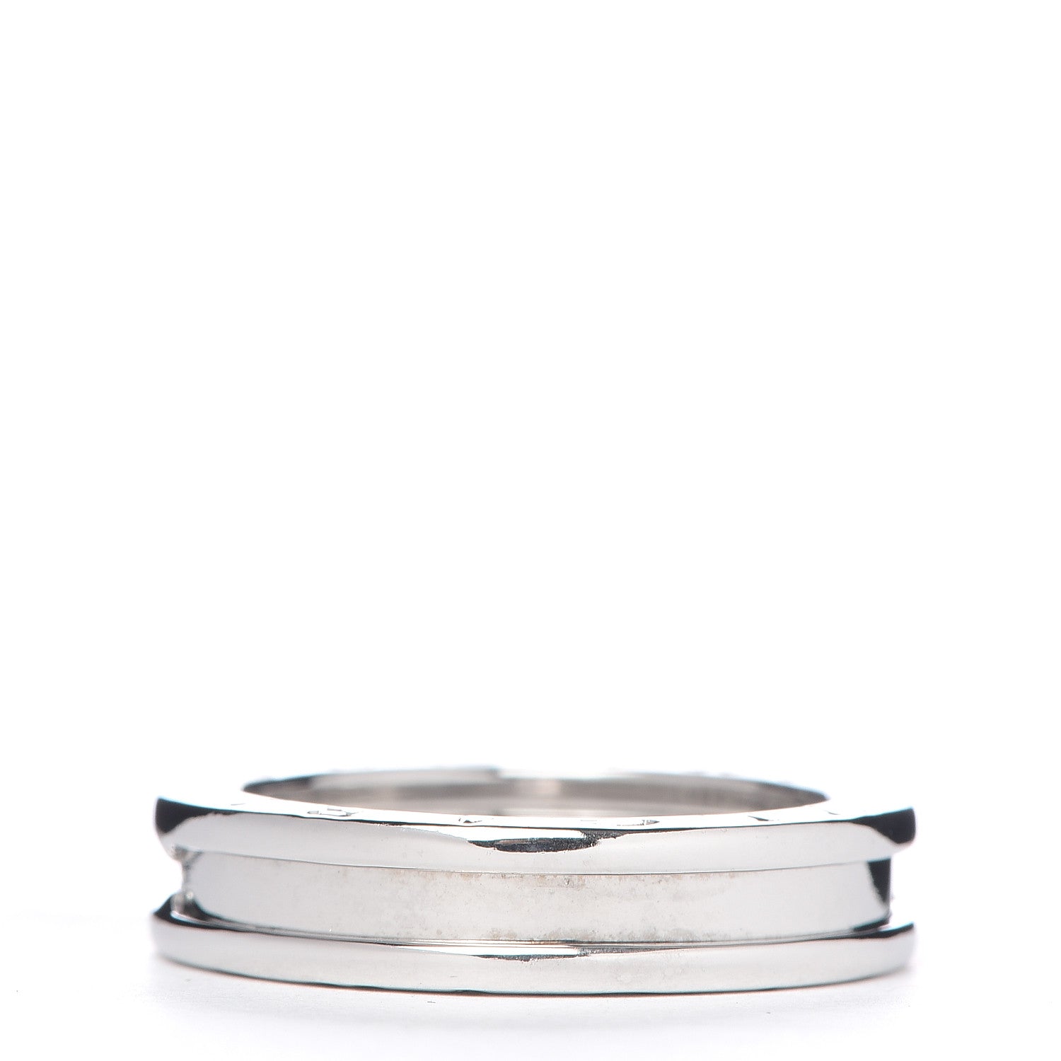 Bulgari 18K White Gold Diamond B.Zero1 Engagement Ring 55 7.25 3 of 5