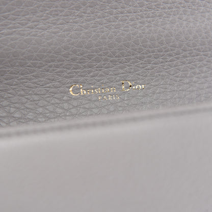 Christian Dior Grained Calfskin Medium Diorama Flap Bag Gris 6 of 9