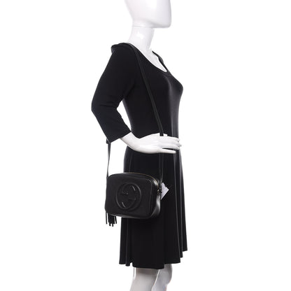 Gucci Pebbled Calfskin Small Soho Disco Bag Black 2 of 10