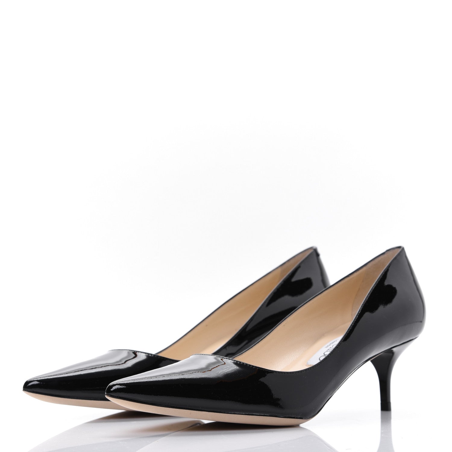 Jimmy Choo Patent Aza Pumps 39.5 Black 3 of 10