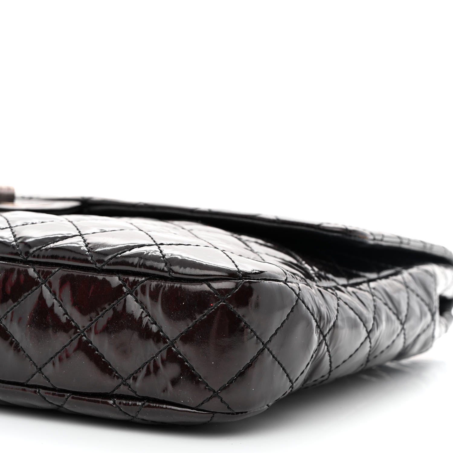 Chanel Patent Quilted Reissue XL Maxi Flap Black 10 of 10