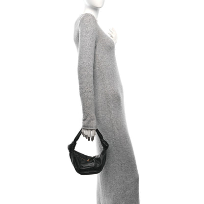 Bottega Veneta Calfskin Mini Double Knot Bag Black 2 of 10