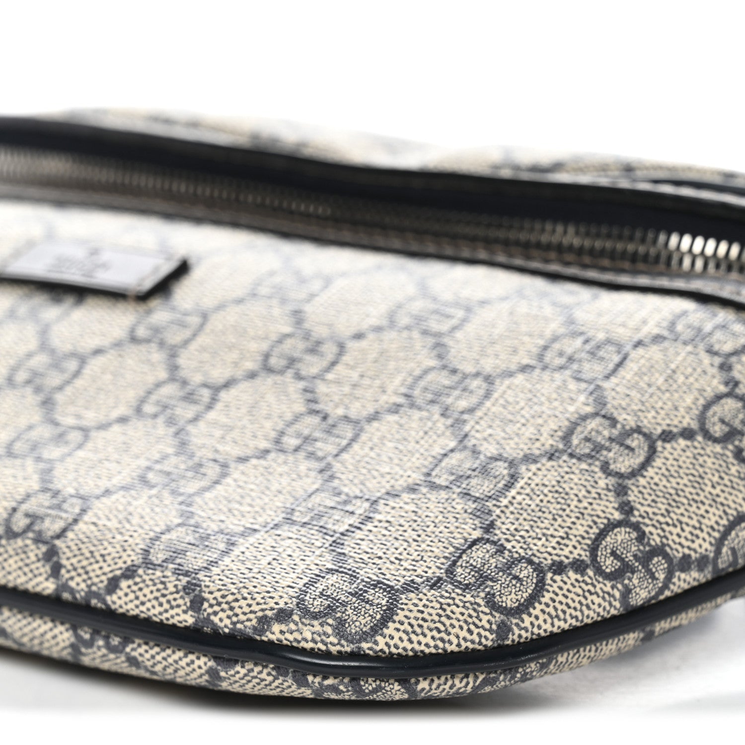 Gucci GG Supreme Monogram Belt Bag Navy 10 of 11