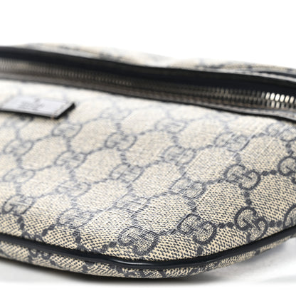 Gucci GG Supreme Monogram Belt Bag Navy 10 of 11