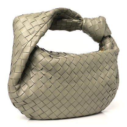Bottega Veneta Nappa Intrecciato Teen Jodie Hobo Travertine 2 of 10