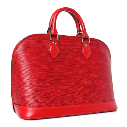 Louis Vuitton Epi Alma PM Castillan Red 3 of 9