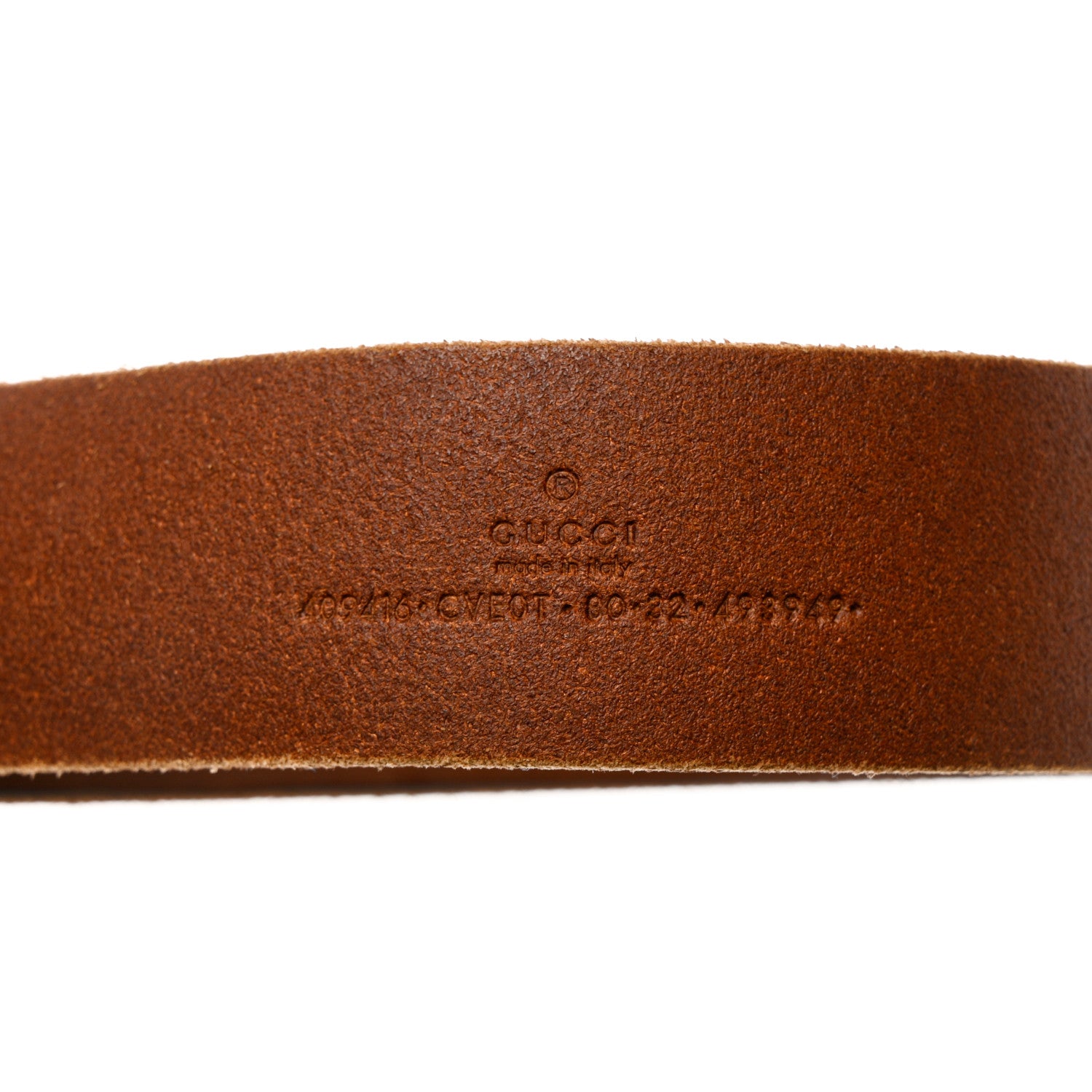 Gucci Faded Calfskin Double G 40mm Belt 80 32 Cuir 5 of 6