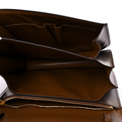 Celine Smooth Calfskin Medium Classic Box Flap Bag Camel 5 of 9