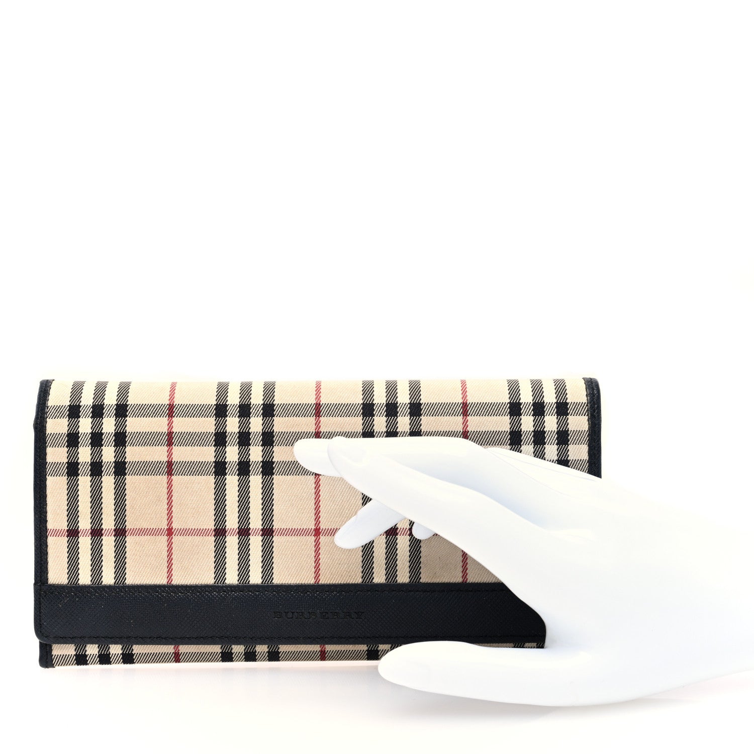 Burberry House Check Continental Wallet Black 2 of 6