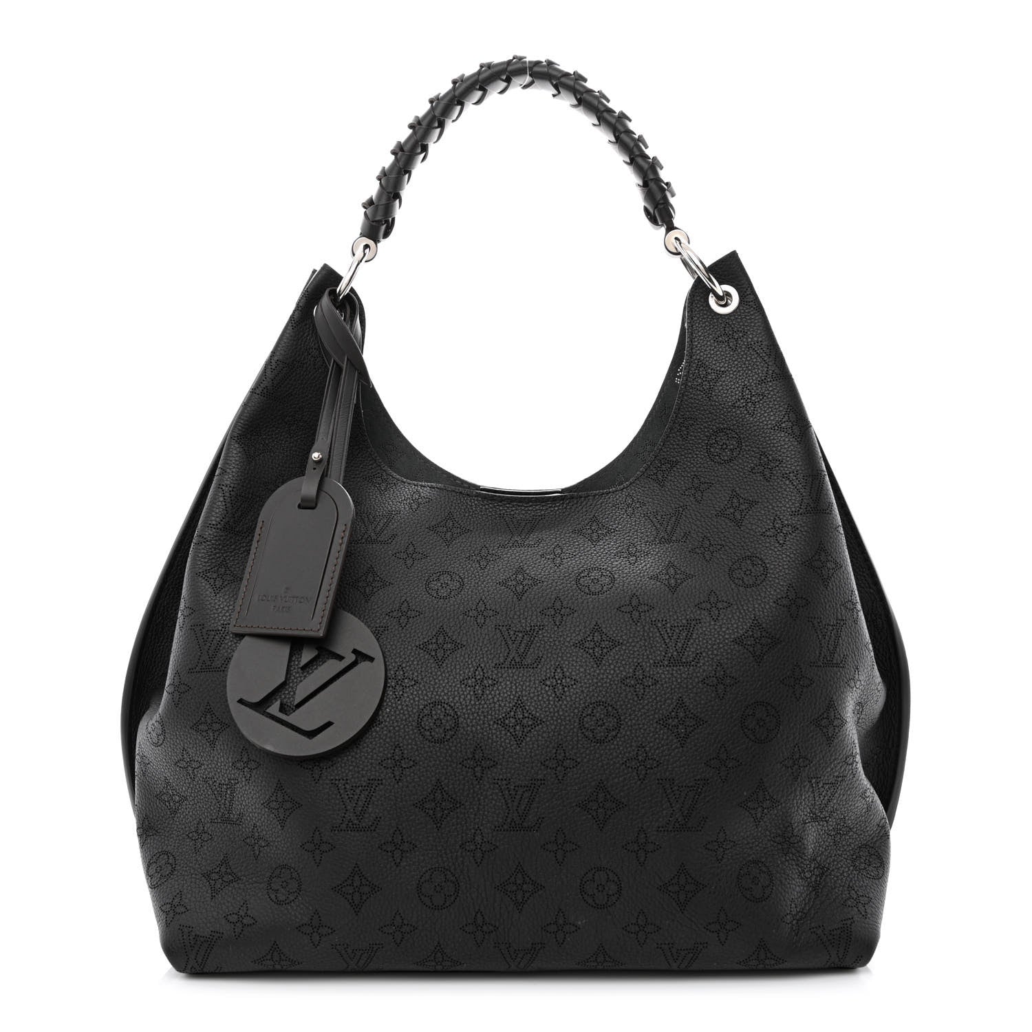 Louis Vuitton Mahina Carmel Hobo Black 1 of 8