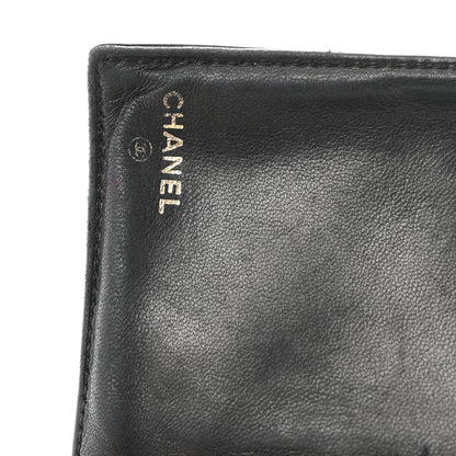 Chanel Patent Timeless CC Compact French Wallet Black 7 of 11