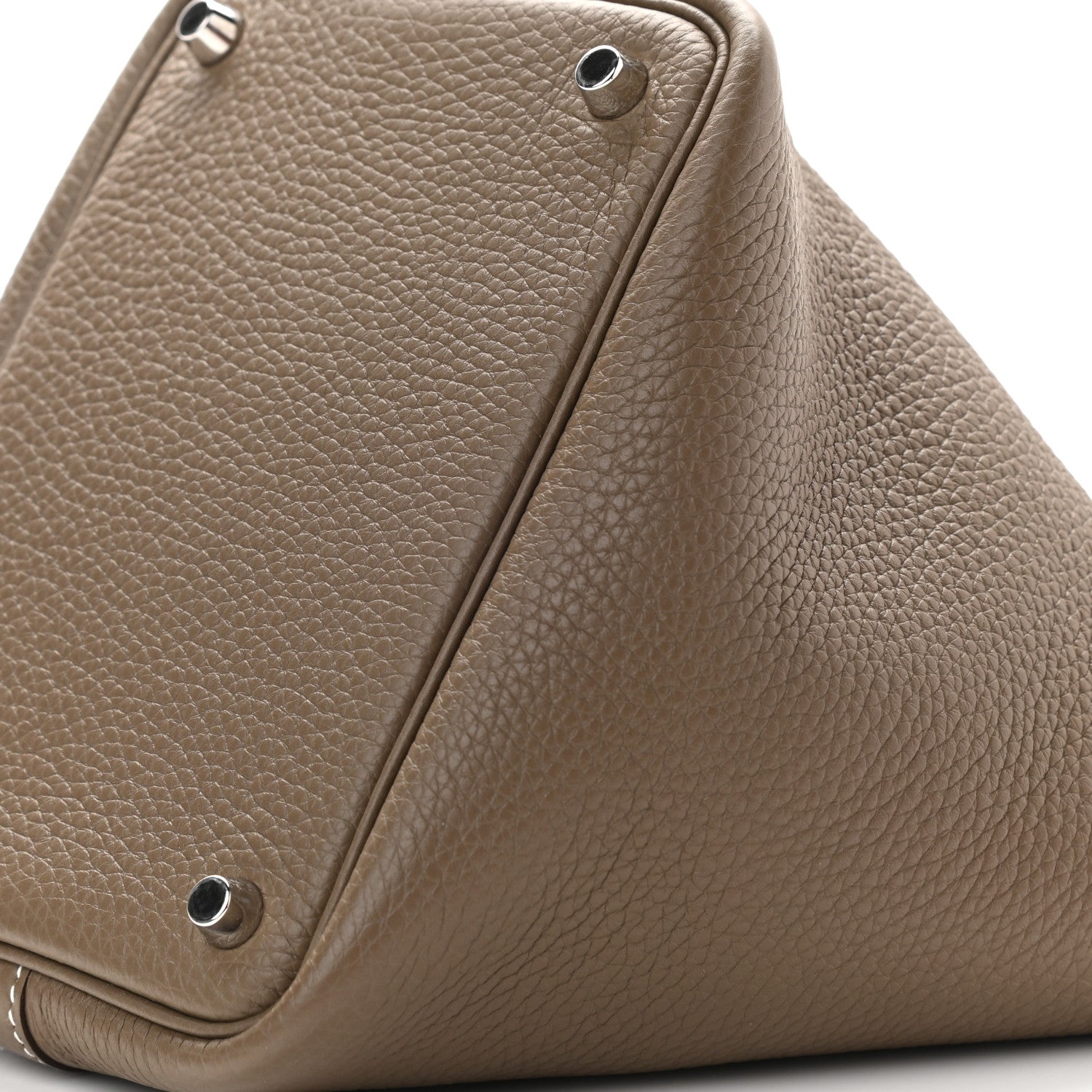 Hermes Taurillon Clemence Picotin Lock 18 PM Etoupe 9 of 9