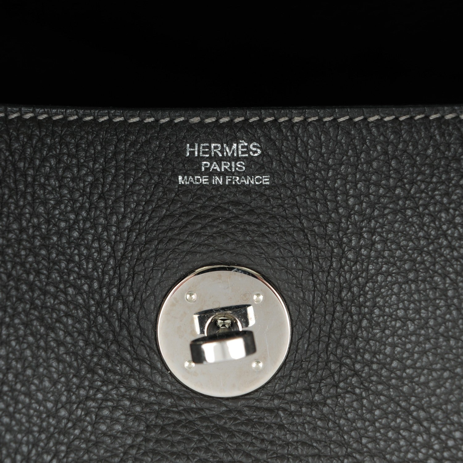 Hermes Taurillon Clemence Lindy 30 Graphite 9 of 20