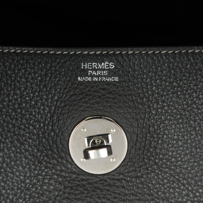 Hermes Taurillon Clemence Lindy 30 Graphite 9 of 20