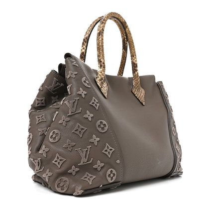 Louis Vuitton Monogram Tuffetage Ayers Tote W PM Grey 3 of 10