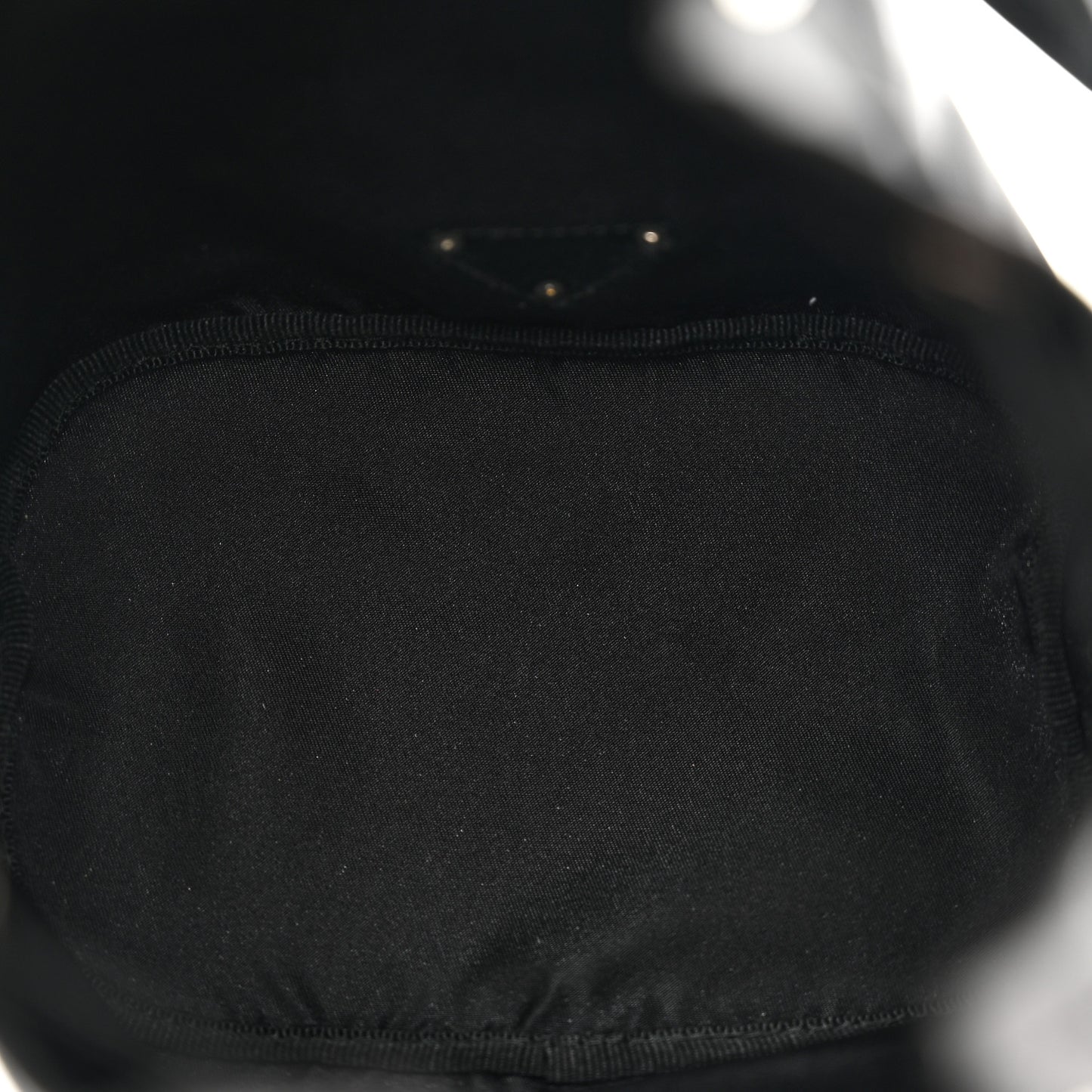 Nylon Vela Drawstring Pouch Black