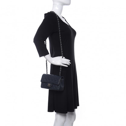 Chanel Caviar Quilted Mini Rectangular Flap Navy 2 of 10
